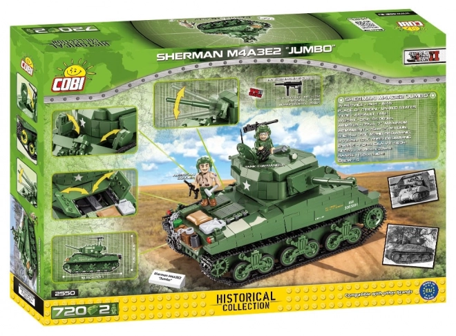 Cobi Konstruktionsset Sherman Panzer M4A3E2 Cobra King