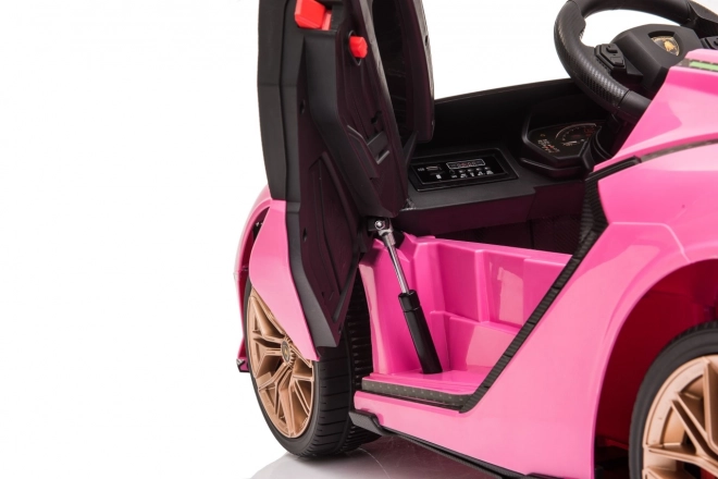 Lamborghini SIAN Kinderauto mit Batterie und Fernbedienung – Rosa