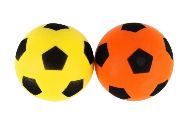 Schaumstoff-Fußball 18cm in Netz
