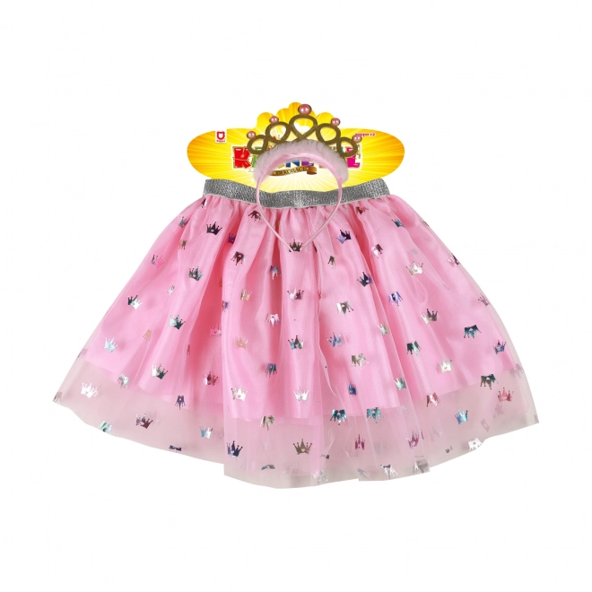 Tutu-Kleid Prinzessin mit Krone für Kinder