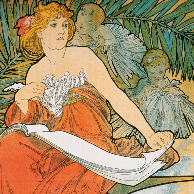 Notizkalender Alfons Mucha 2026