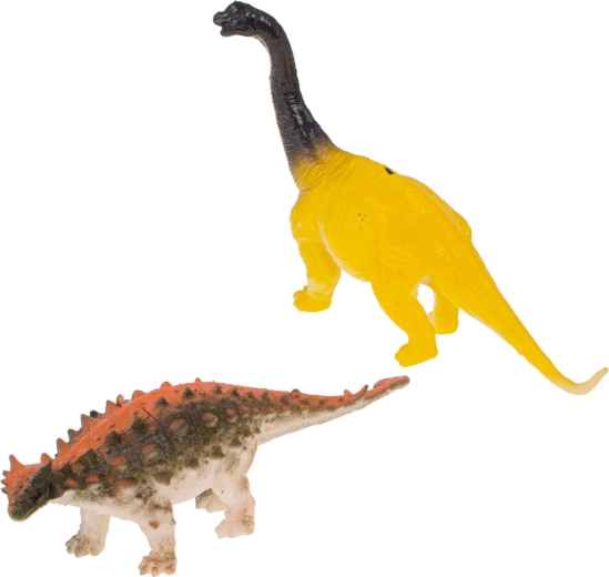 Set mit Dinosauriern und Auto