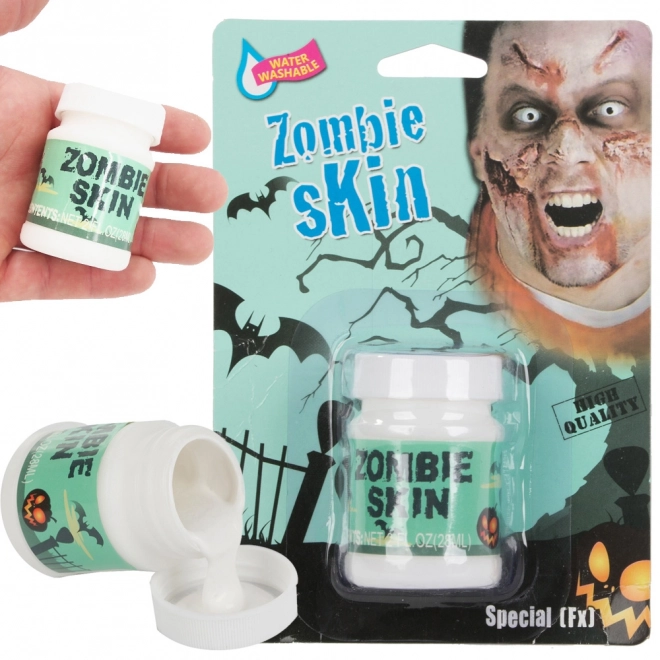 Zombie Haut Make-up für Halloween