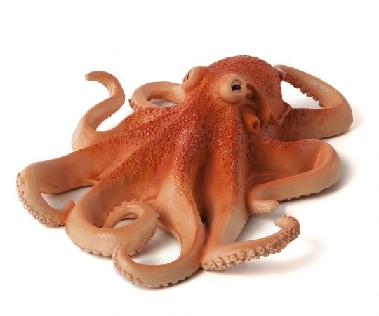 Realistische Dunkle Oktopus-Figur