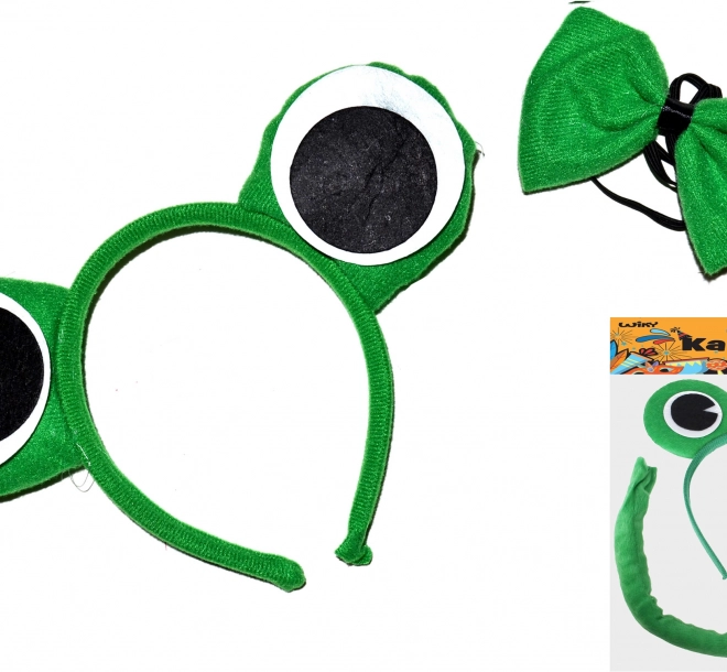Karneval-Set Frosch für Kinder