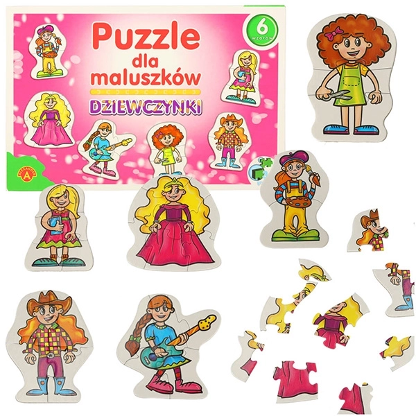 Puzzle für Kleinkinder - Mädchen