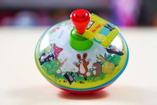 Kreisel mit Krtek Motiv 13 cm