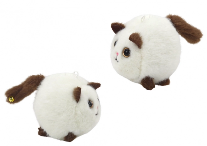 Niedlicher Springender Plüschkatze Weiß