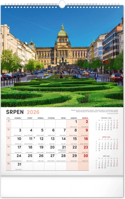 Wandkalender Prag 2026