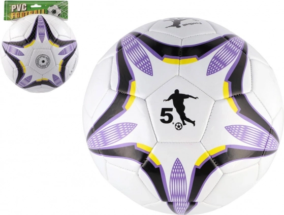 Fußball lila-weiß 23 cm