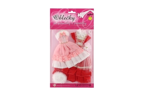 Puppenbekleidung mit Zubehör - 2 Stück