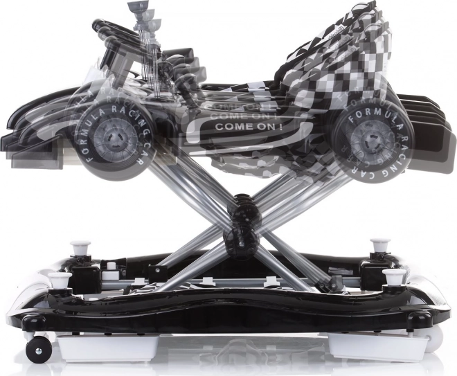 Interaktives Gehfrei Car Racer 4-in-1 Rot von Chipolino – Schwarz+Weiß