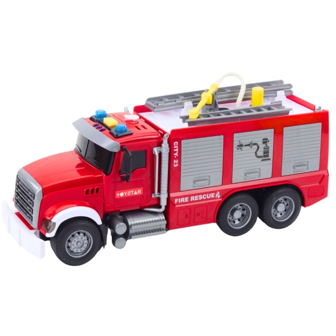 Interaktives Feuerwehrauto mit Wasserpumpe und Lichteffekten