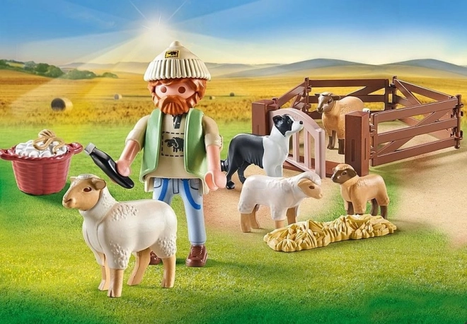 Playmobil Set Junger Hirte mit Schafen