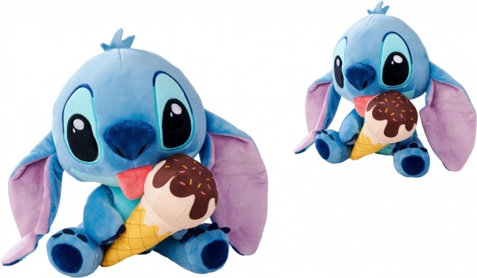 Plüsch-STITCH mit Eistüte 25 cm