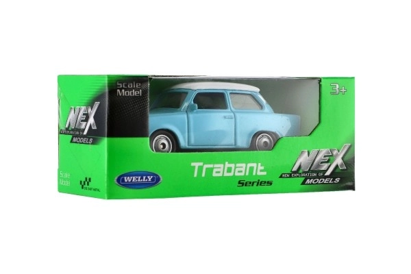 Welly Trabant Spielzeugauto 1:60 Metall 7cm