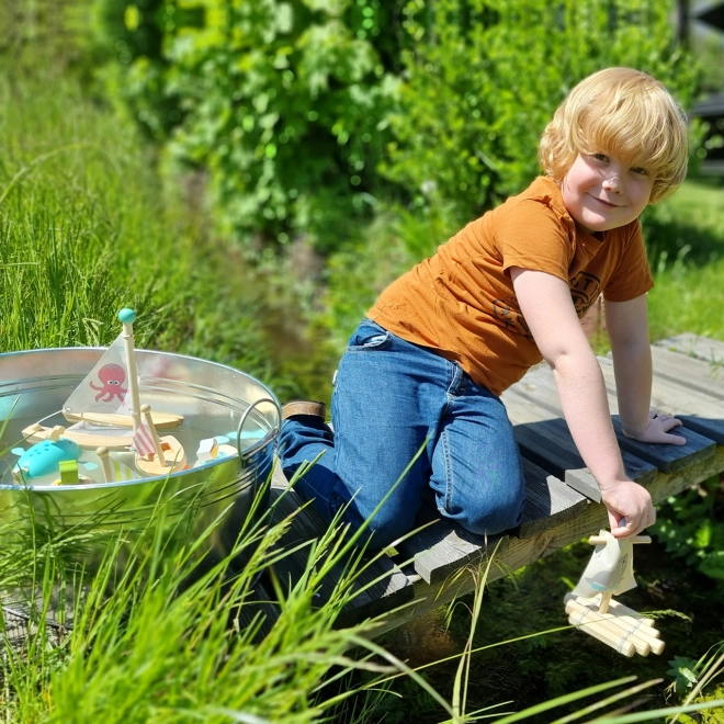 Small Foot Wasser-Spielzeug - Walross Floß