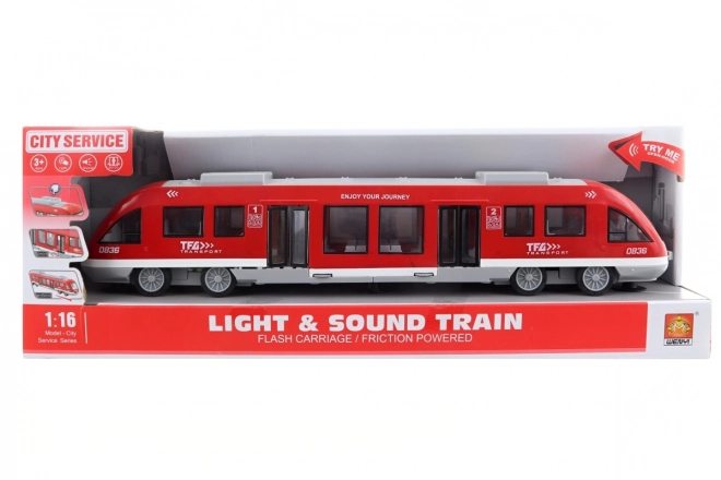 Batteriebetriebener Plastikzug mit Licht und Sound