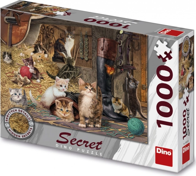 Dino Puzzle Secret Collection: Katzen 1000 Teile