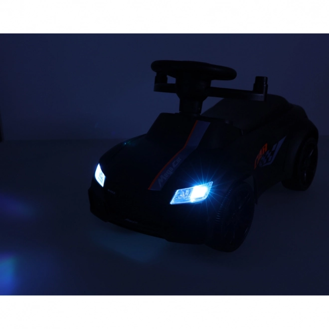 3-in-1 Rutscherauto mit Geräuschen und Lichtern Schwarz