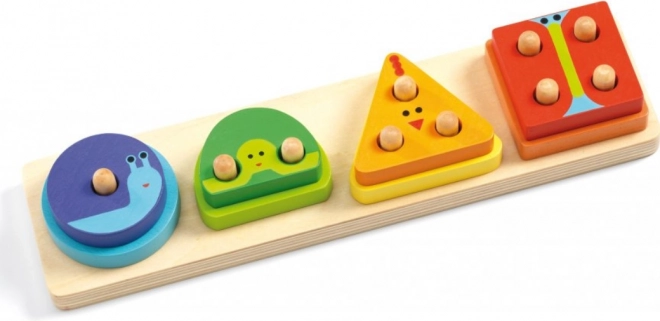 Djeco Puzzle - 1,2,3,4 Grundlagen