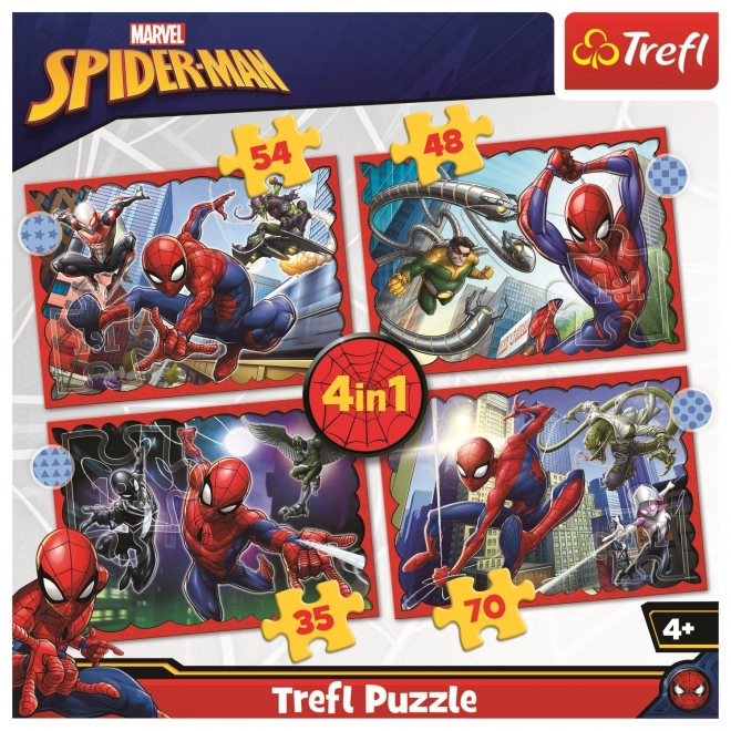 Trefl Puzzle Helden Spider-Man 4 in 1