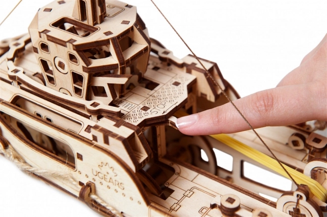 3D Holzpuzzle Schlepper von Ugears