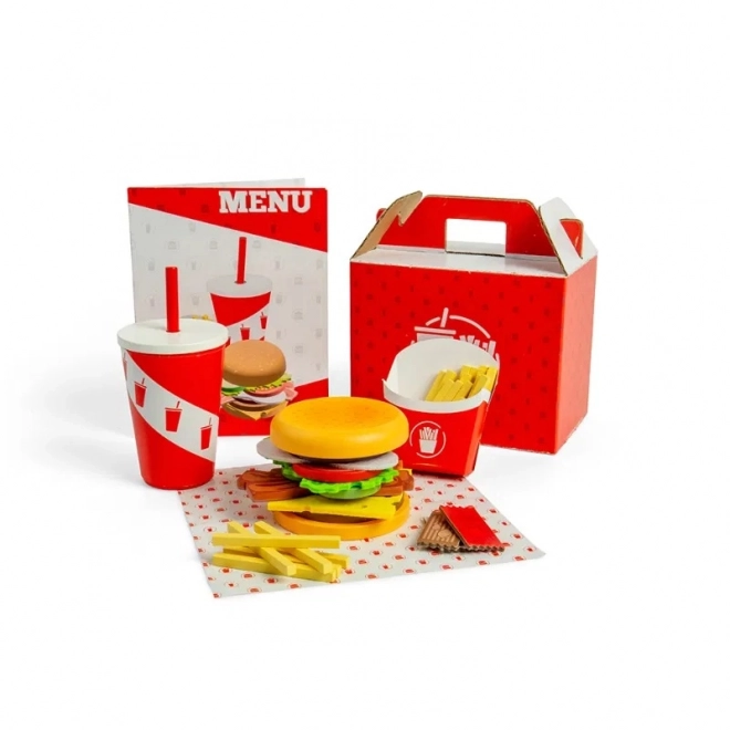 Bigjigs Toys Burger- und Pommes-Set