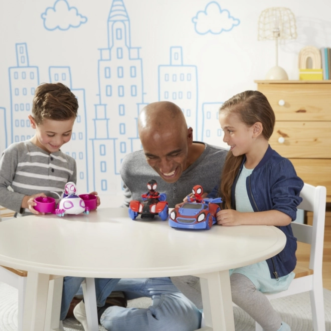 Spider-Man Verwandlungsfahrzeug mit Spielfiguren