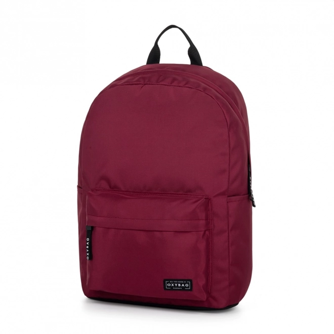 Schulrucksack OXY Runner Weinrot