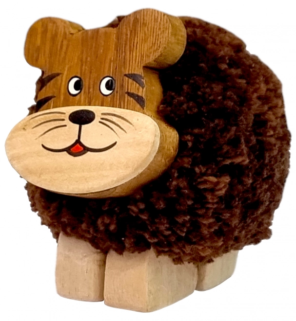 2Kids Toys Holztiger mit Pompons