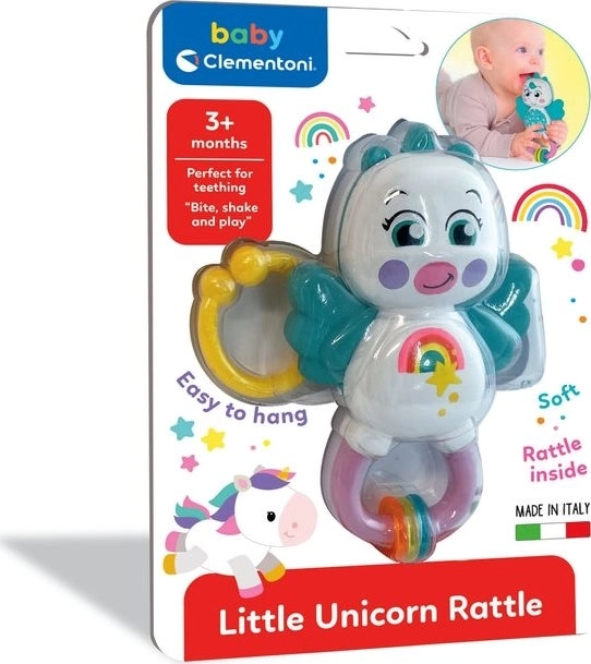 Clementoni Baby Einhorn Rassel 2-in-1