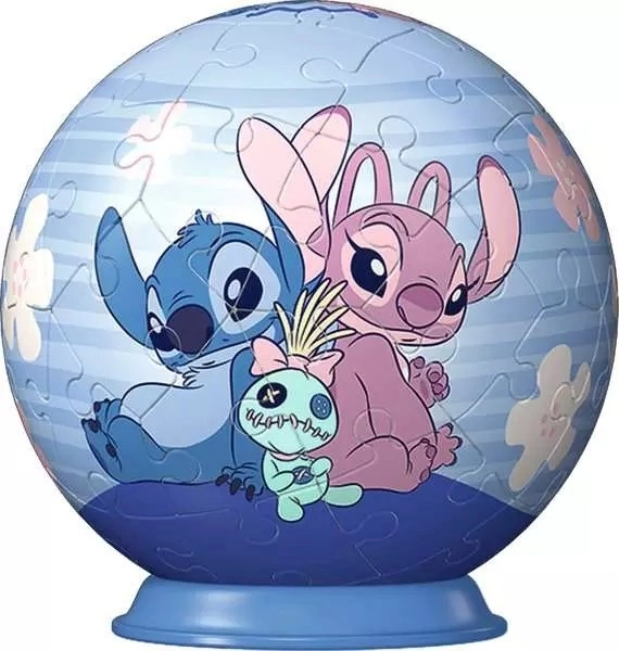 3D Puzzle Kugel 54 Teile Disney Stitch