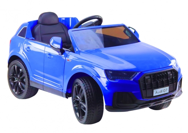 Elektrisches Auto Audi Q7 Blau Lackiert