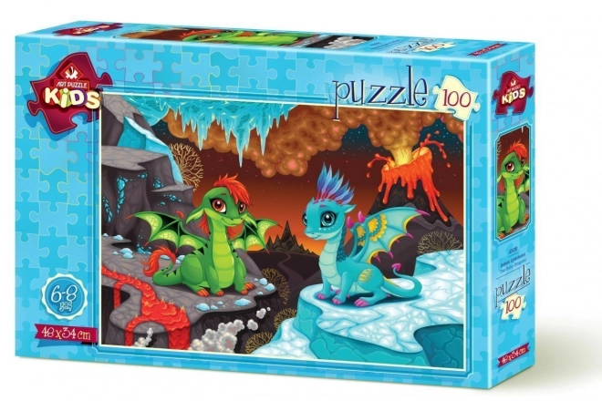 Puzzle Drachen 100 Teile