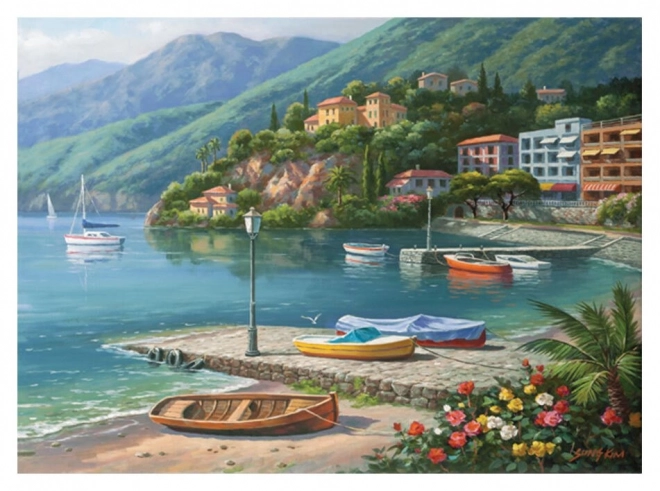 Puzzle Hillside Hafen 1000 Teile von AnAtOlIaN