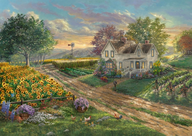 Puzzle Sonnenblumenfeld 1000 Teile