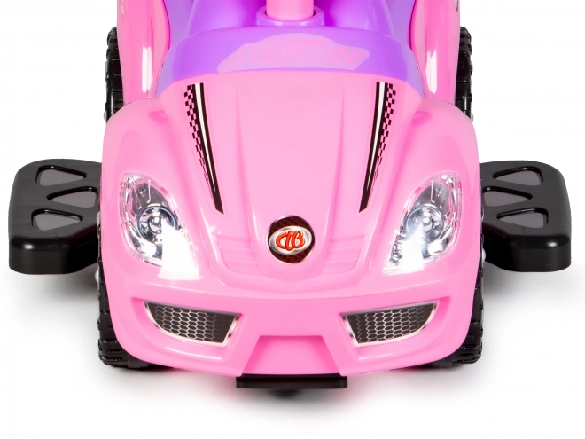 Deluxe 3-in-1 Rutschauto für Kinder in Pink