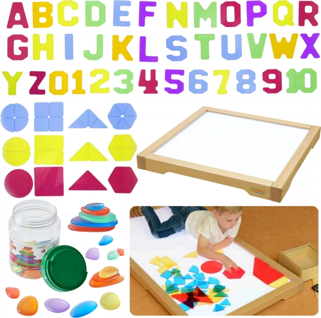 Masterkidz LED-Panel Sensomotorische Box mit Zubehör