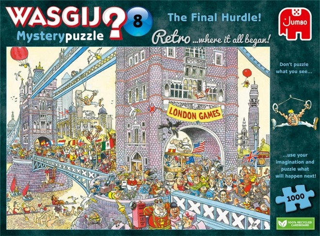JUMBO Puzzle WASGIJ Mystery 8: Letzte Hürde 1000 Teile