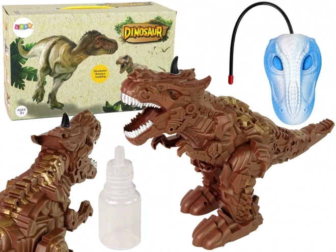 Fernbedienbarer Braun Dinosaurier mit Wasserdampf