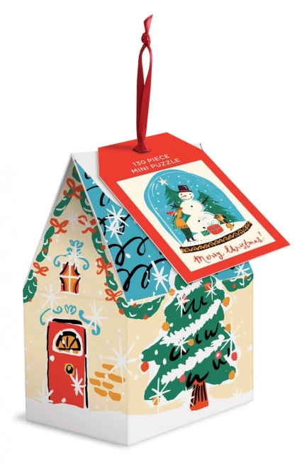 Galison Puzzle Schneekugel