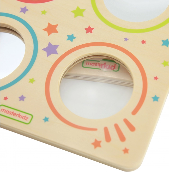Masterkidz sensorische Tafel mit Spiegeln und Linsen für Bildverzerrung Montessori