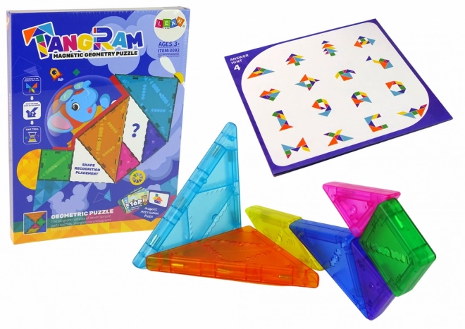 Tangram Puzzle Set mit 7 Magnetischen Blöcken