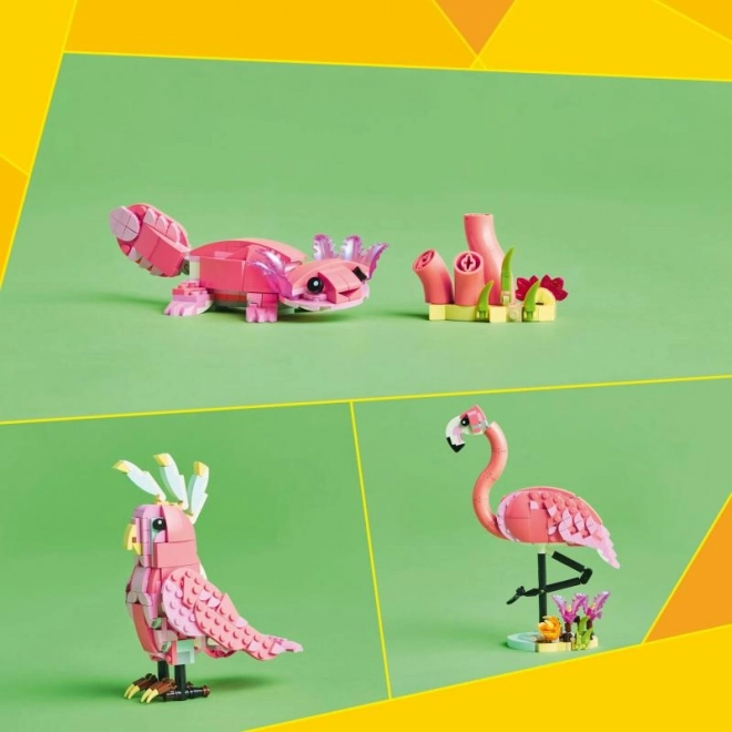 Lego Creator 3-in-1 Wildtiere: Rosa Flamingo