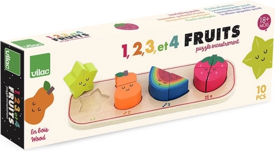 Einlegepuzzle Ich lerne Obst zählen Sarah Betz