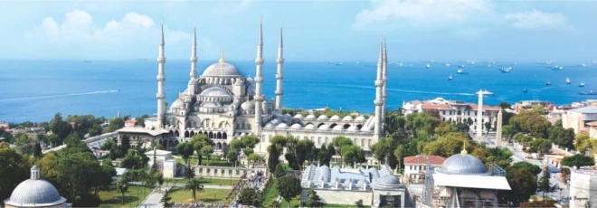 Panorama-Puzzle Sultan-Ahmed-Moschee Istanbul 1000 Teile