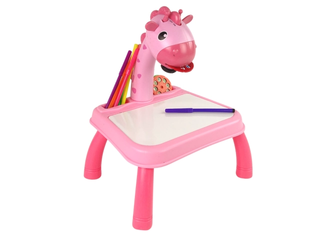 Leichter und sicherer Tisch mit Giraffe