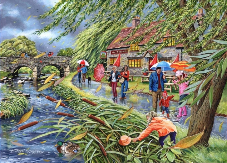 Puzzle Der Wind in den Weiden 1000 Teile