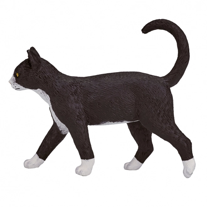 Mojo Schwarze und weiße Katze Figur